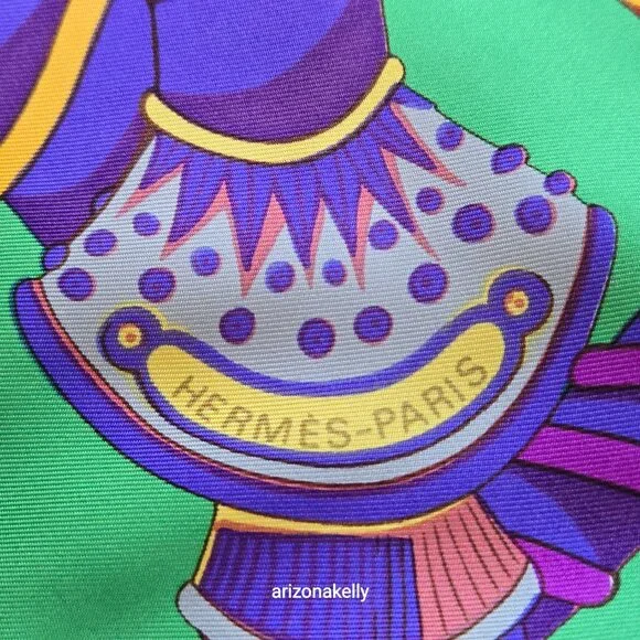 Hermès Silk Scarf Etendards et Bannières by Annie Faivre Green - Picture 2 of 14